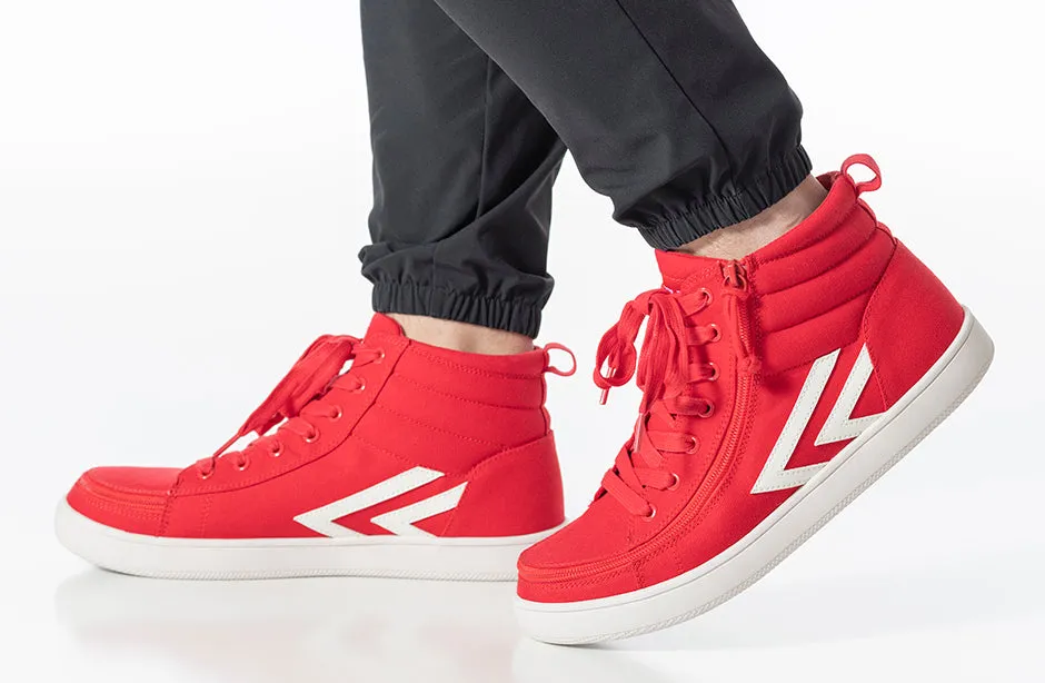 SALE - Men's Red/White BILLY CS Sneaker High Tops