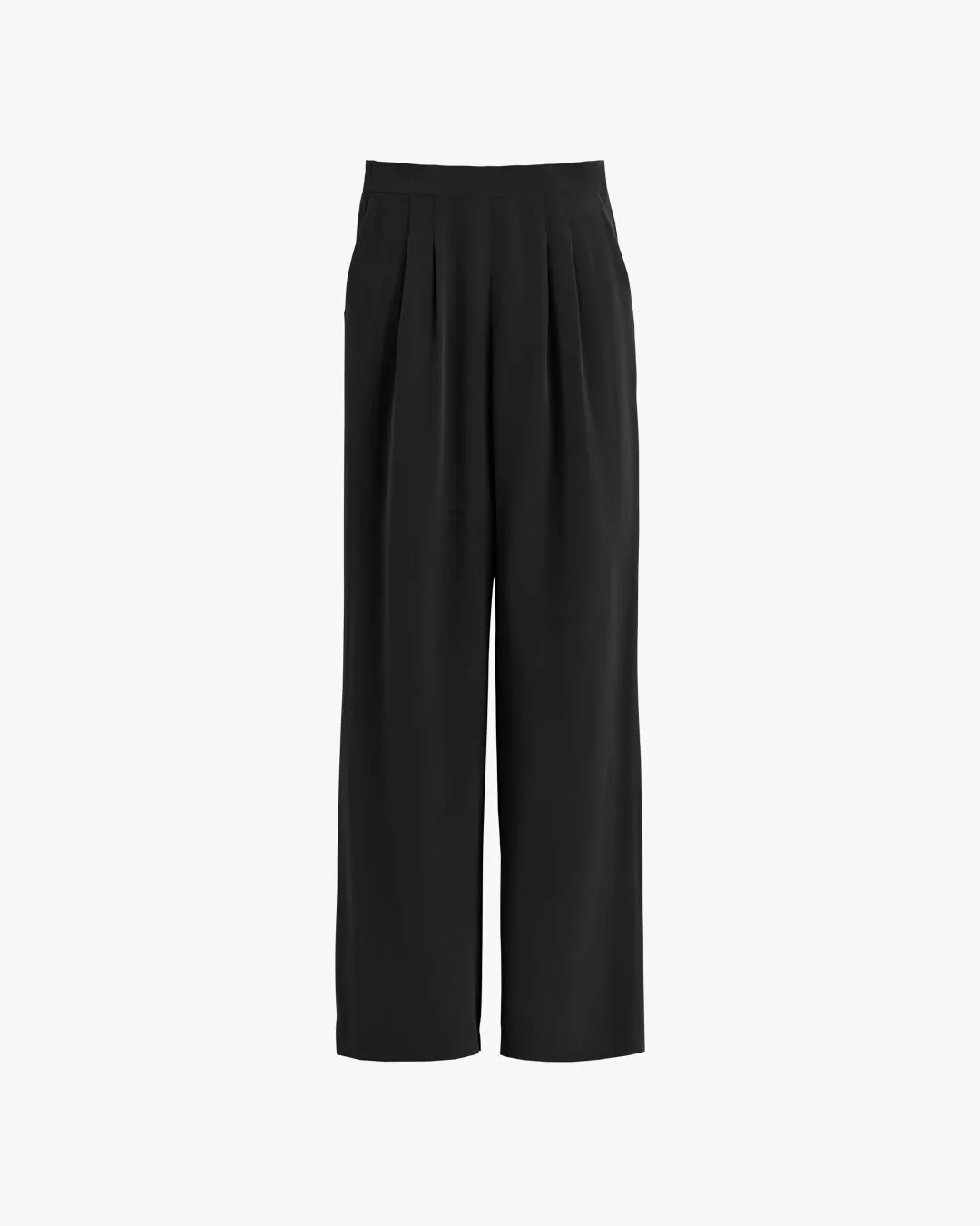 Silk Wide-Leg Pant