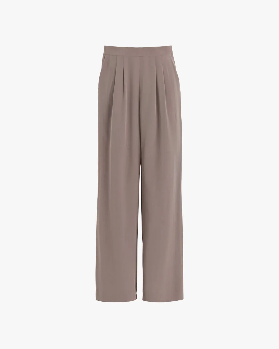 Silk Wide-Leg Pant