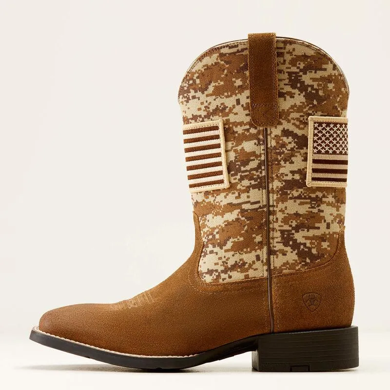 Sport Patriot Western Boot - Antique Mocha