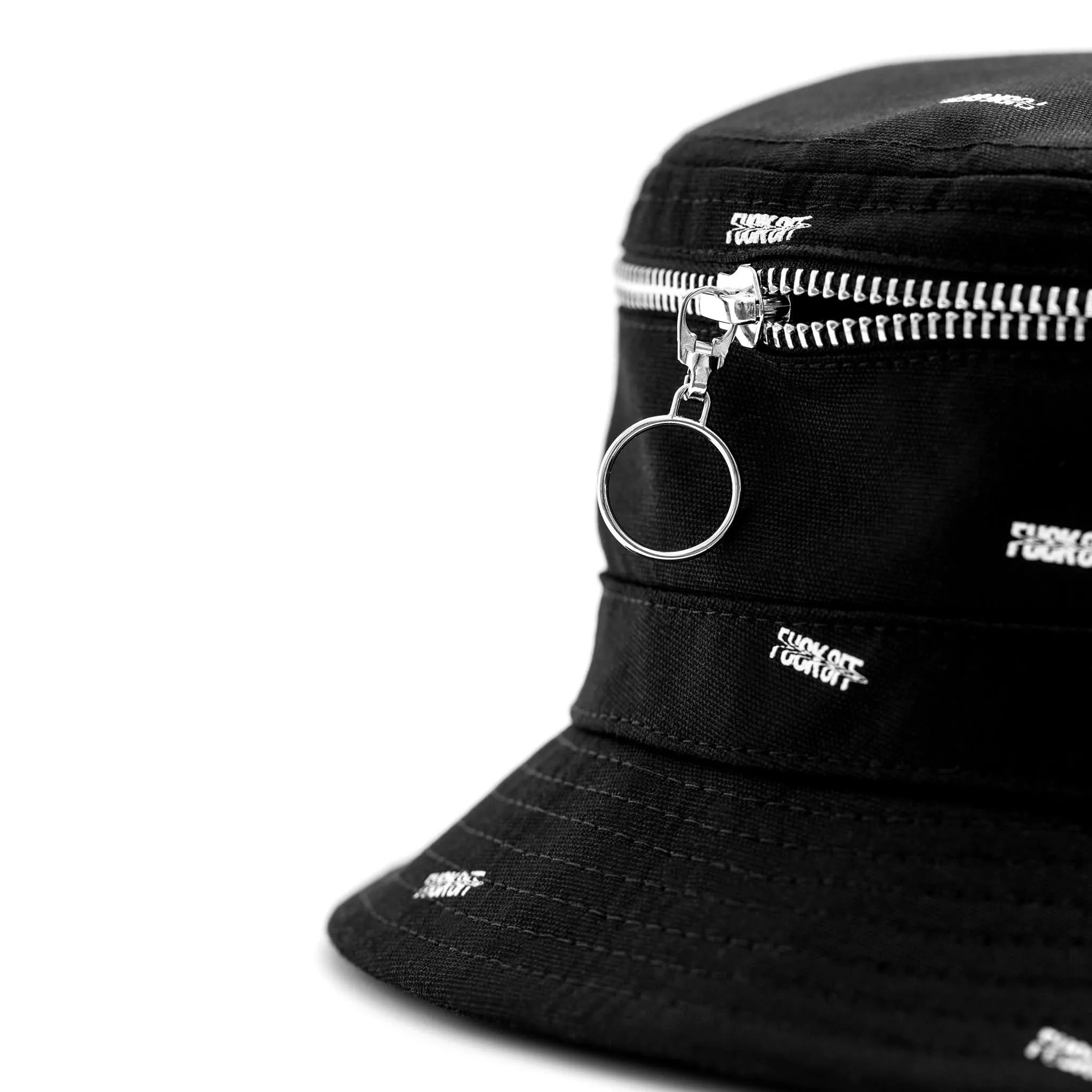 STAMPD F*** Off Bucket Hat Black