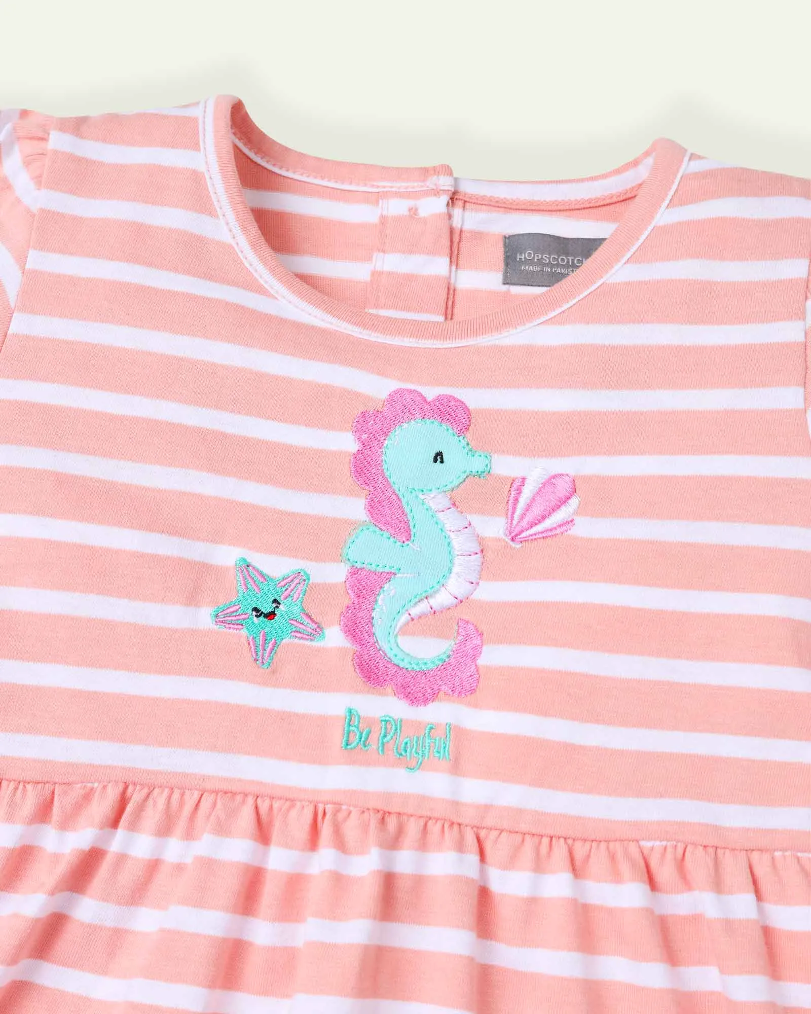 Striped Seahorse Dress