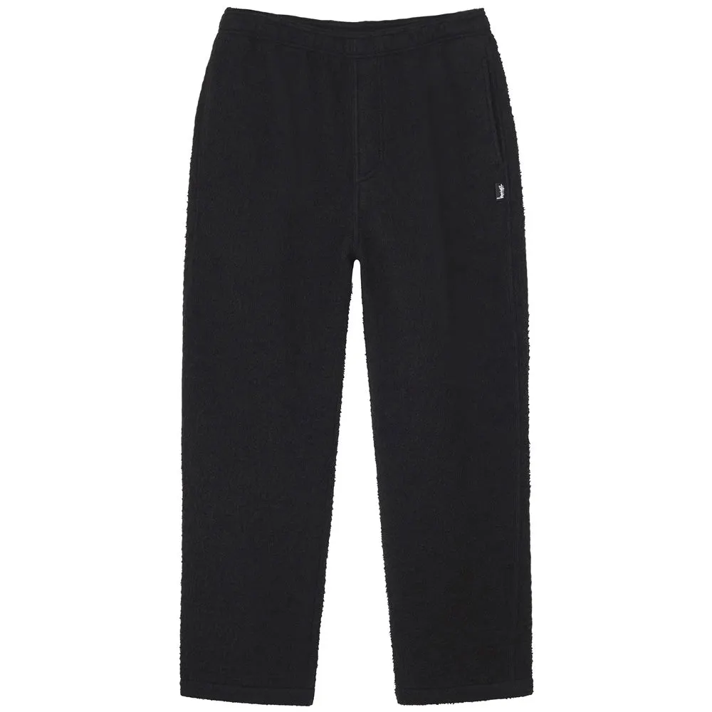 STSSY CASENTINO WOOL BEACH PANT // BLACK