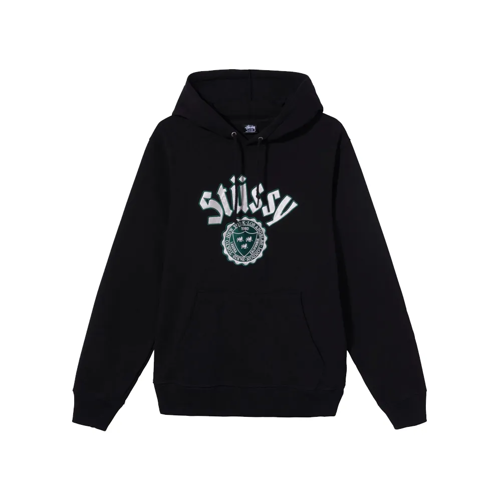 Stussy City Seal Embroidered Hood Black 118424