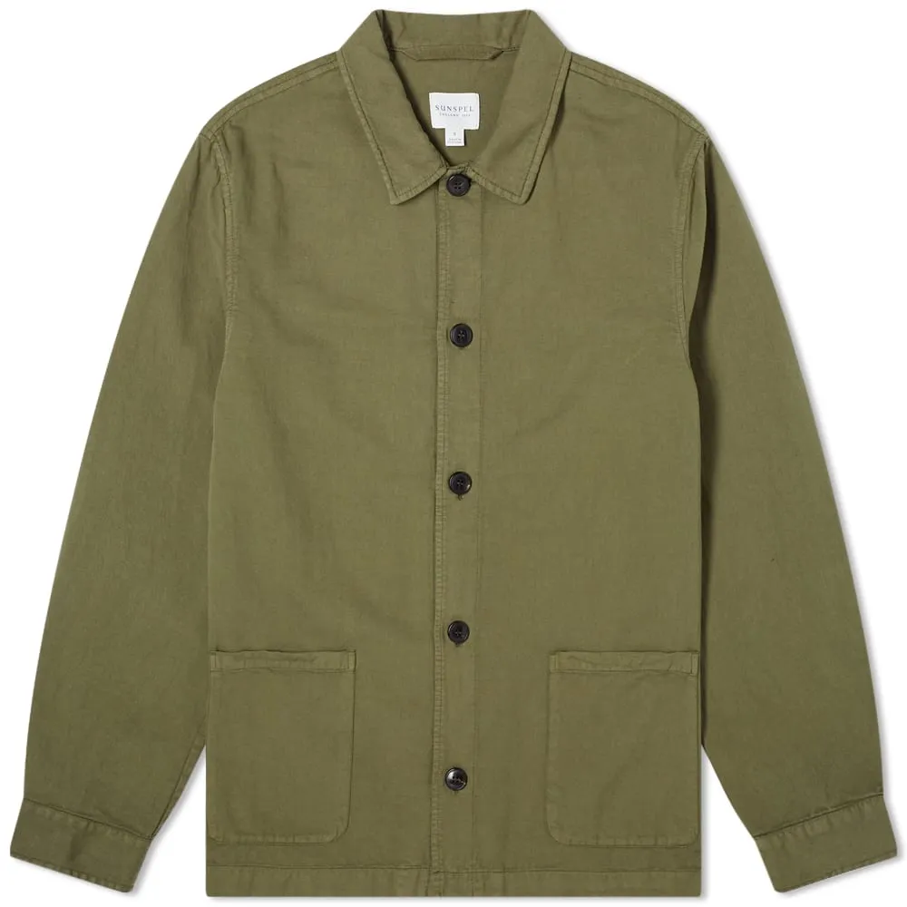 Sunspel Chore JacketLight Khaki