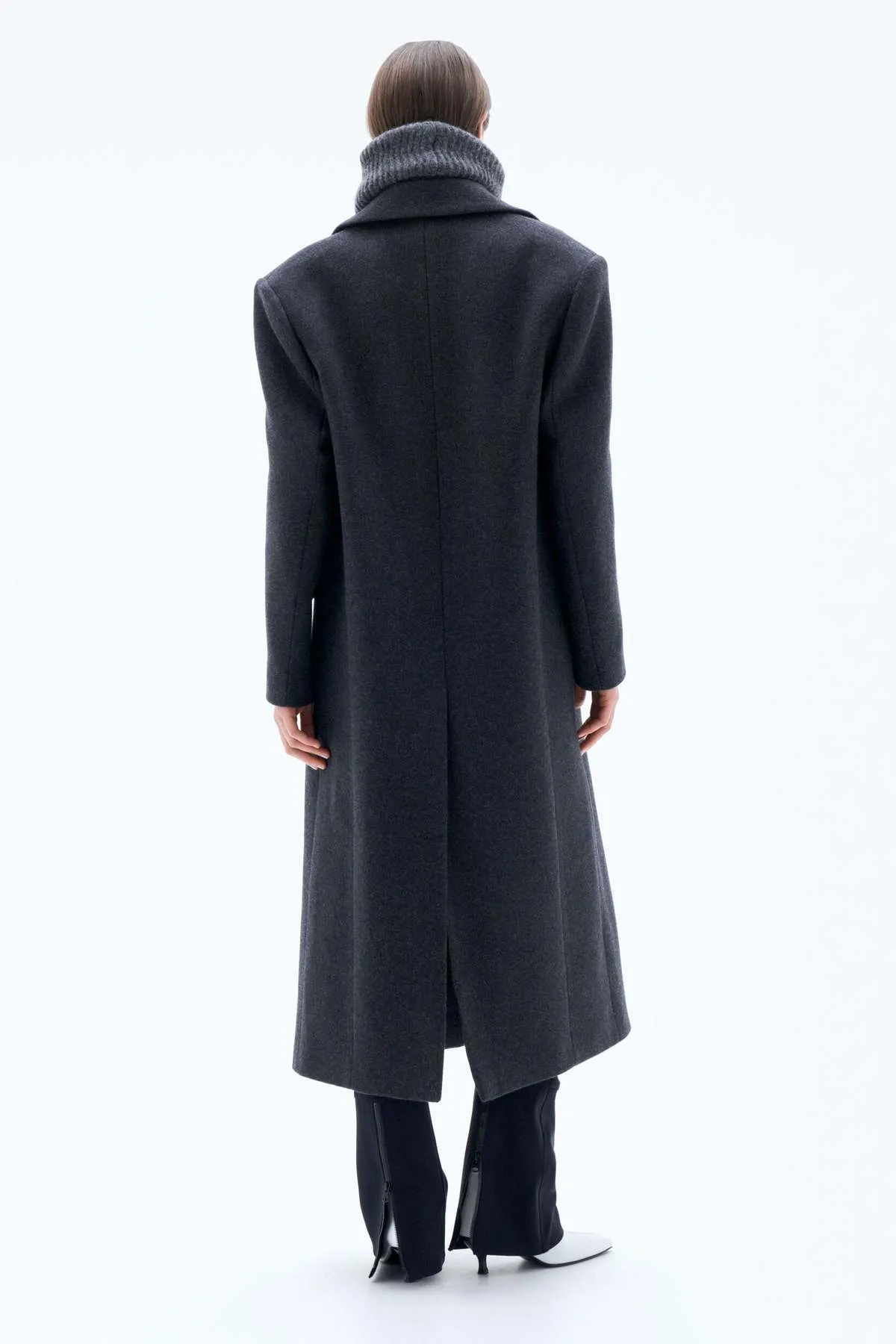 Tailored Coat - Anthracite Melange