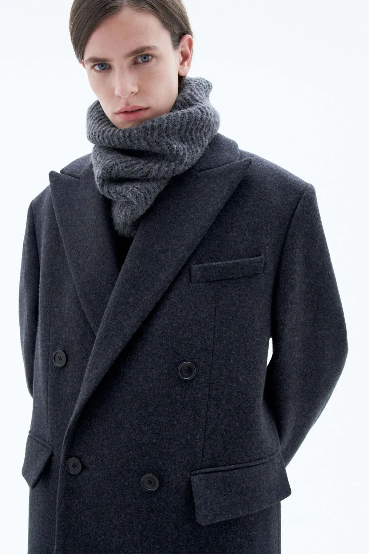 Tailored Coat - Anthracite Melange