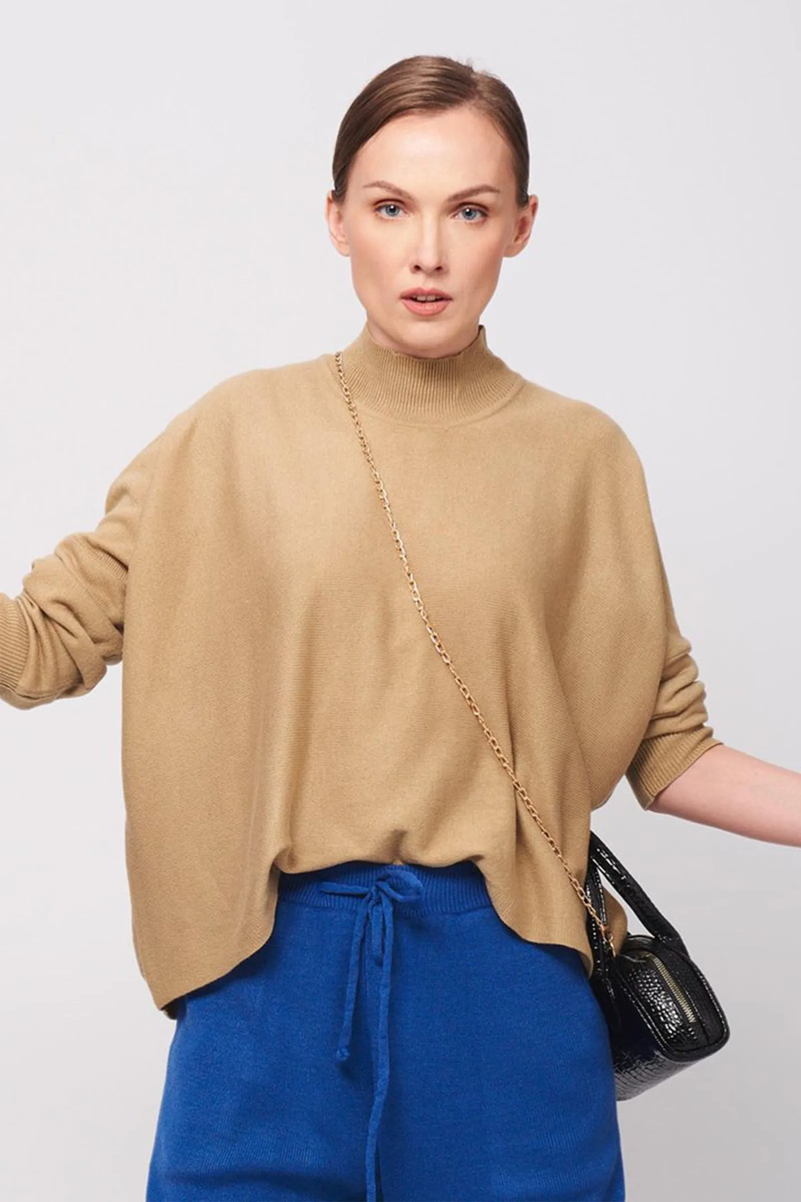 Taupe Cropped Sweater