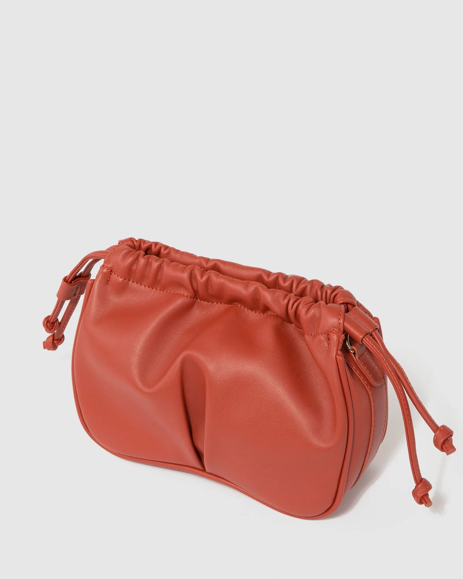 Terracotta Isobel Drawstring Pouch Bag