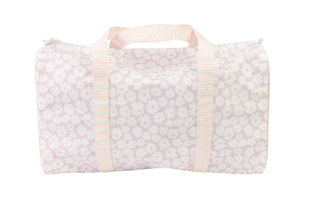 the duffle bag - lavender daisies