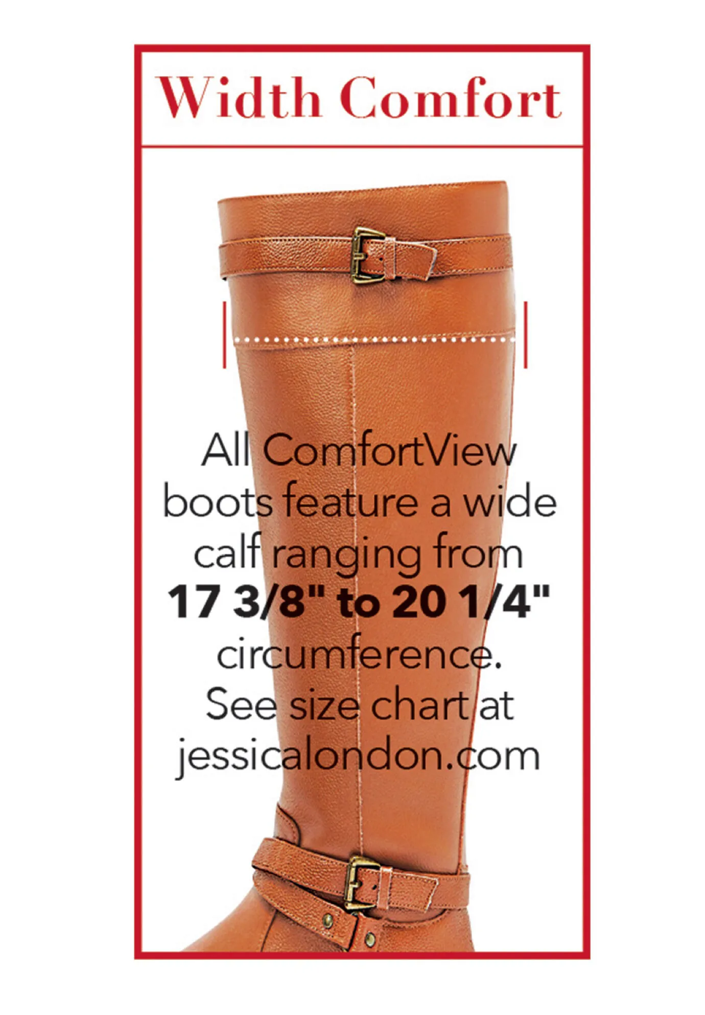 The Lili Tall Wide Calf Boot By Comfortview