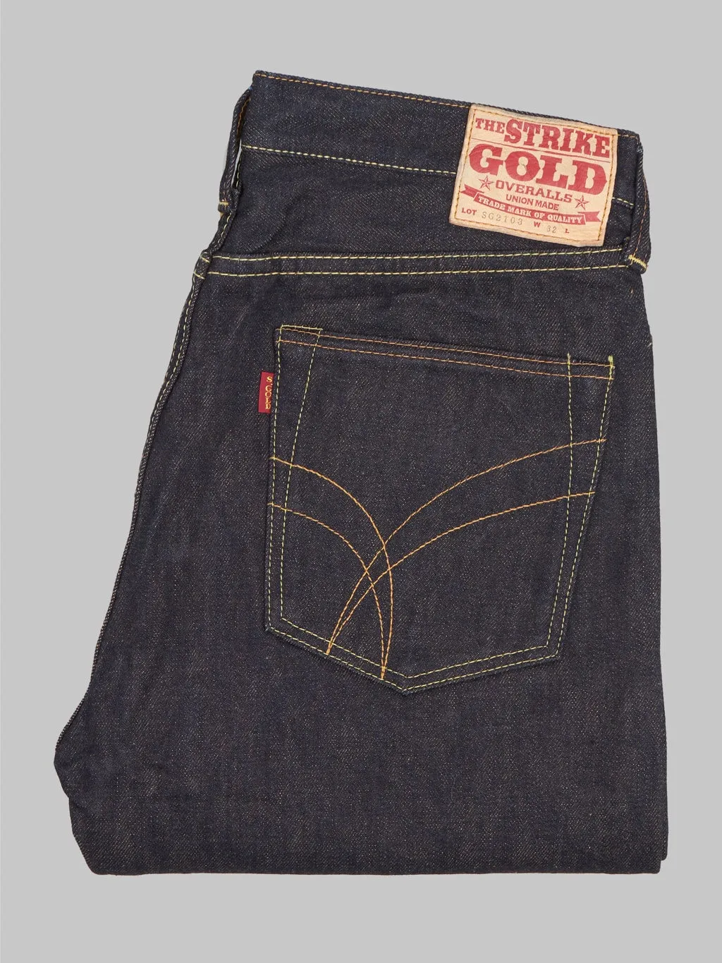 The Strike Gold 2103 Brown Weft Regular Straight Jeans