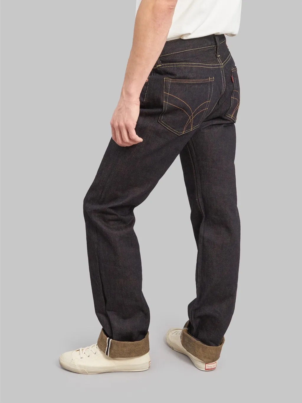 The Strike Gold 2103 Brown Weft Regular Straight Jeans