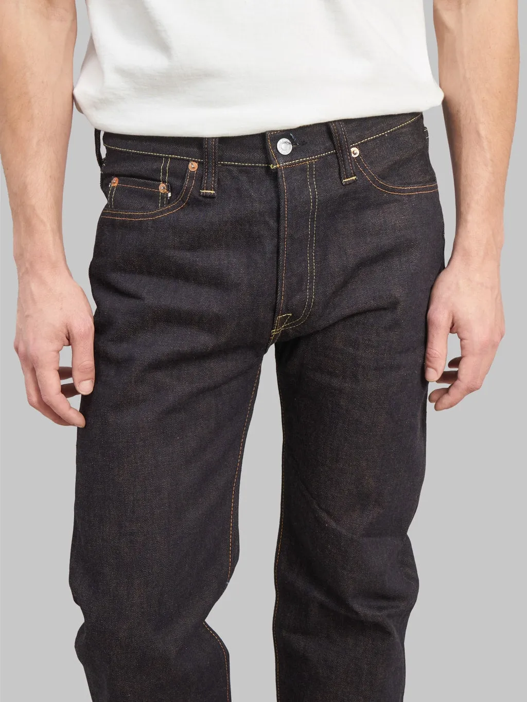 The Strike Gold 2103 Brown Weft Regular Straight Jeans