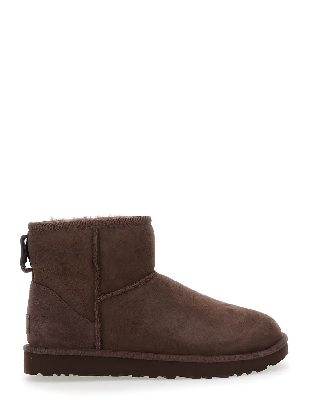 UGG mini Classic Ii Brown Pull-on Boots In Suede Woman