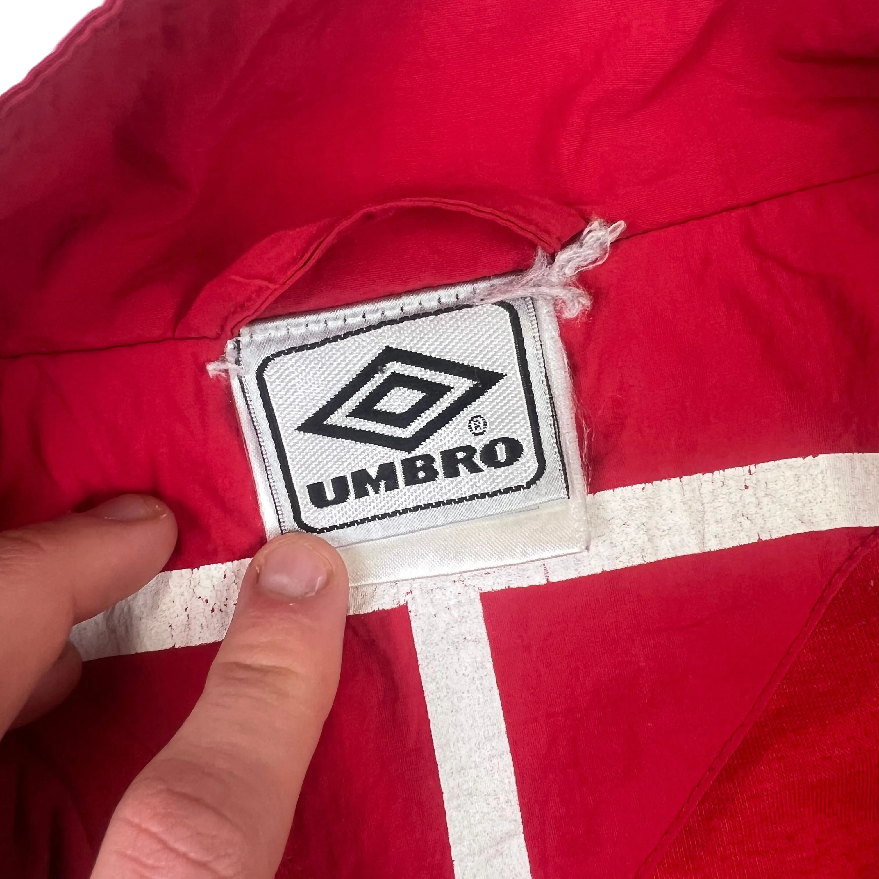 Umbro England 90's Red Track Jacket