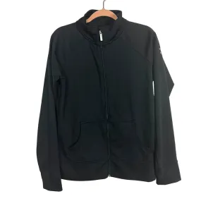 Under Armour Black Zip Up Semi-Fitted Jacket- Size M