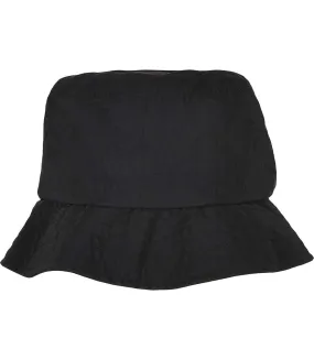 Unisex adult bucket hat black Flexfit