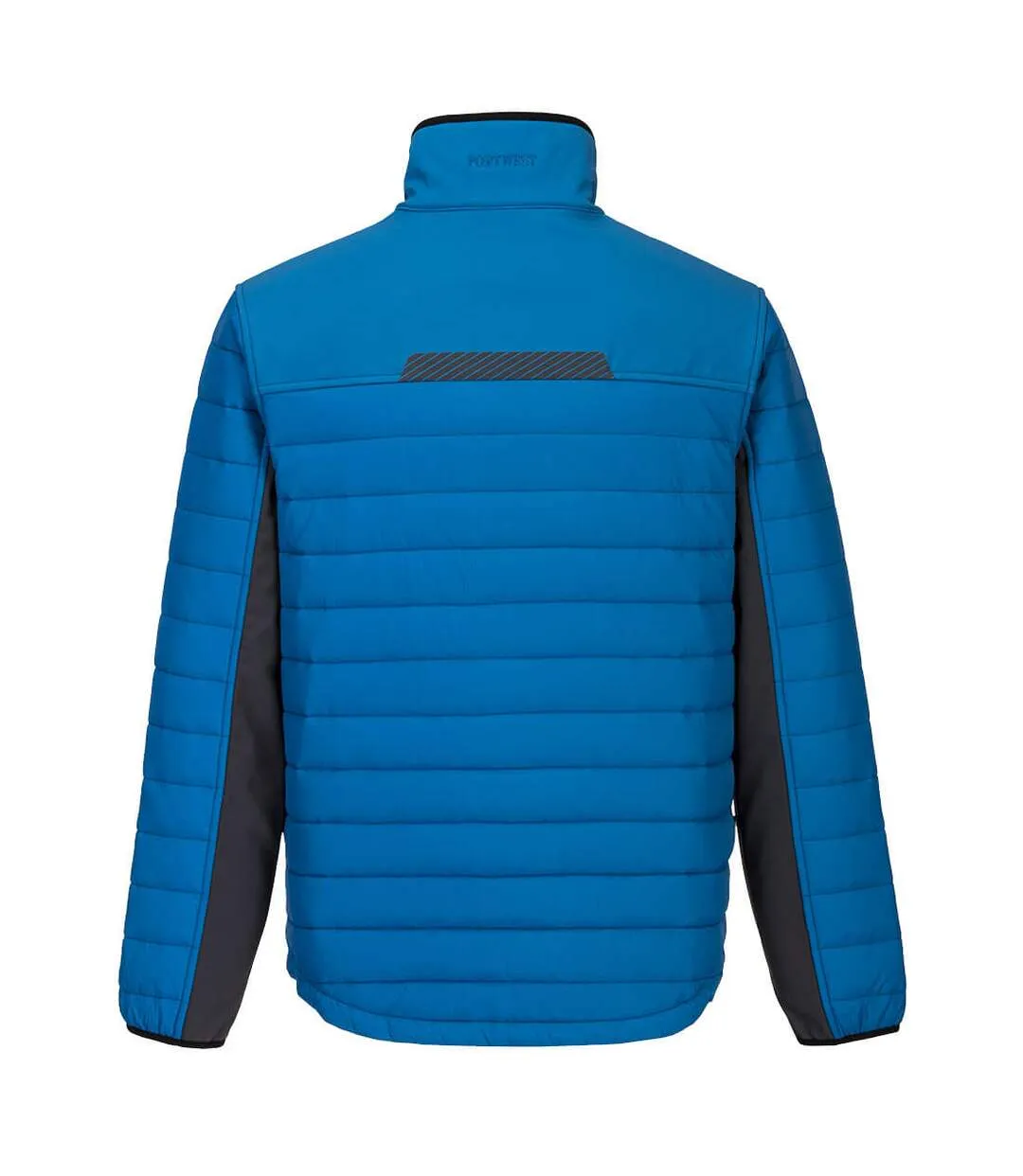 Unisex adult wx3 baffled hybrid jacket persian blue Portwest