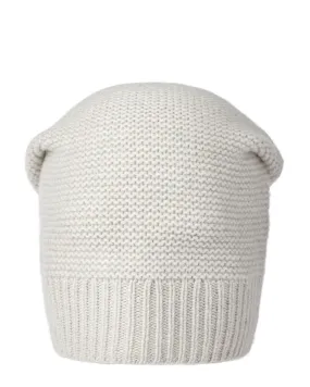 Unisex Beanie Cashmere Hat Pebble Grey