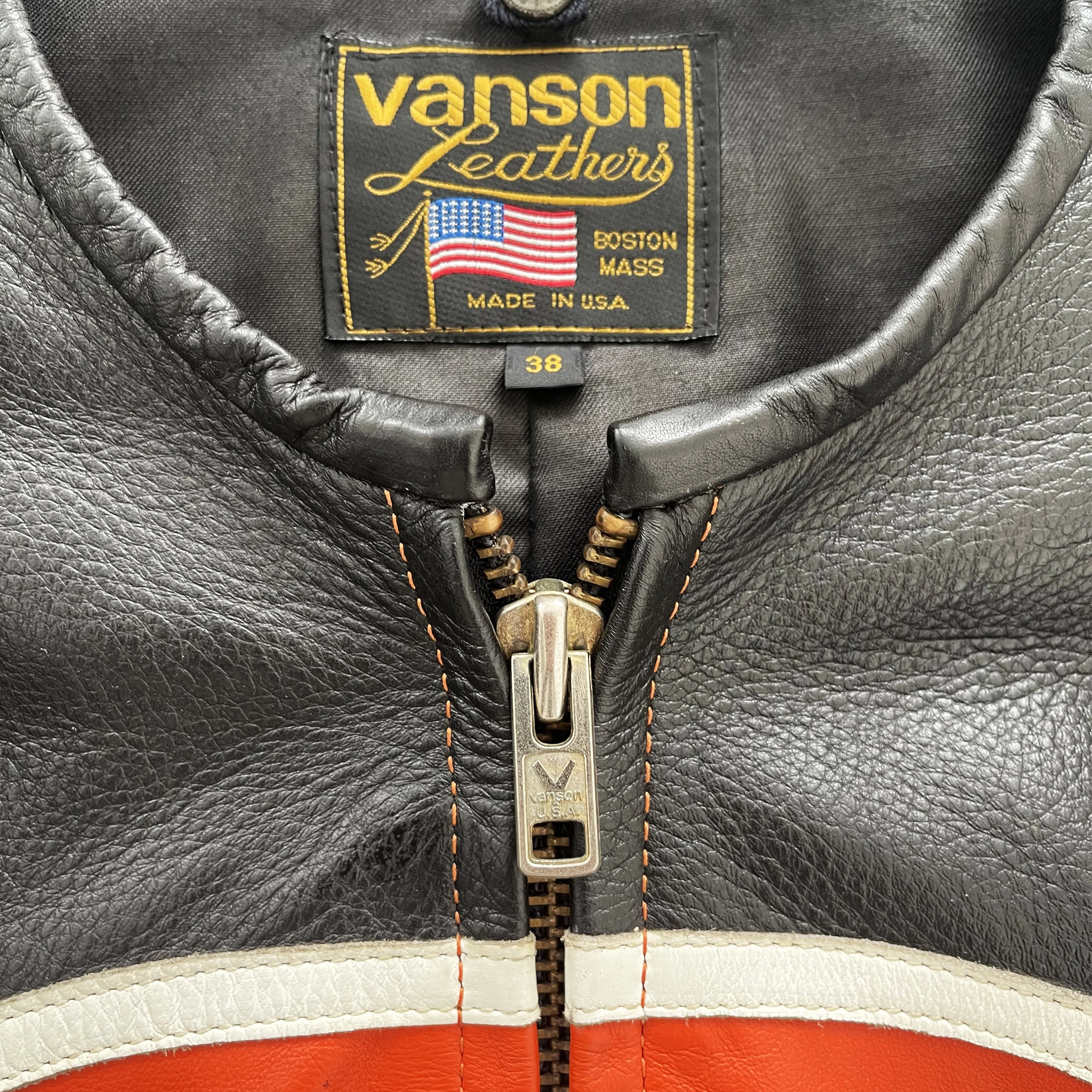 Vanson Leathers Motorcycle Racer Jacket