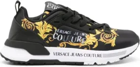 Versace Jeans Couture Dynamic Barocco-print sneakers Black