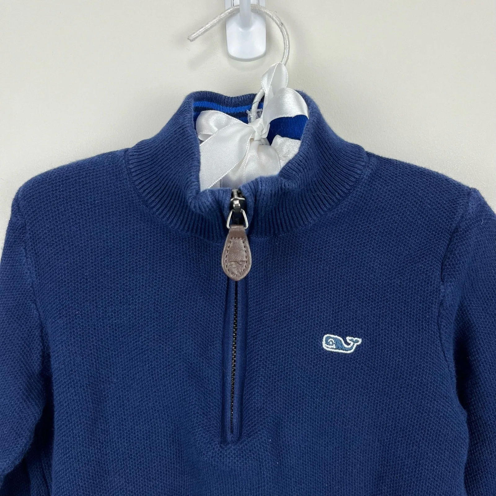 Vineyard Vines Quarter Zip Sweater Blue 4T