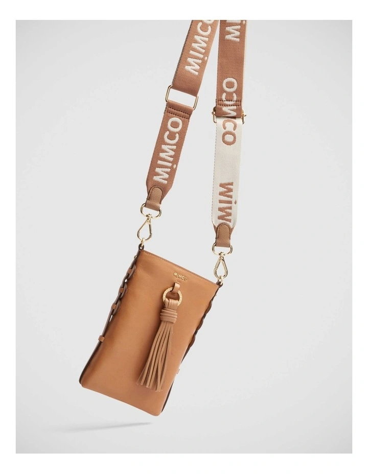 Webbing Bag Strap in Caramel