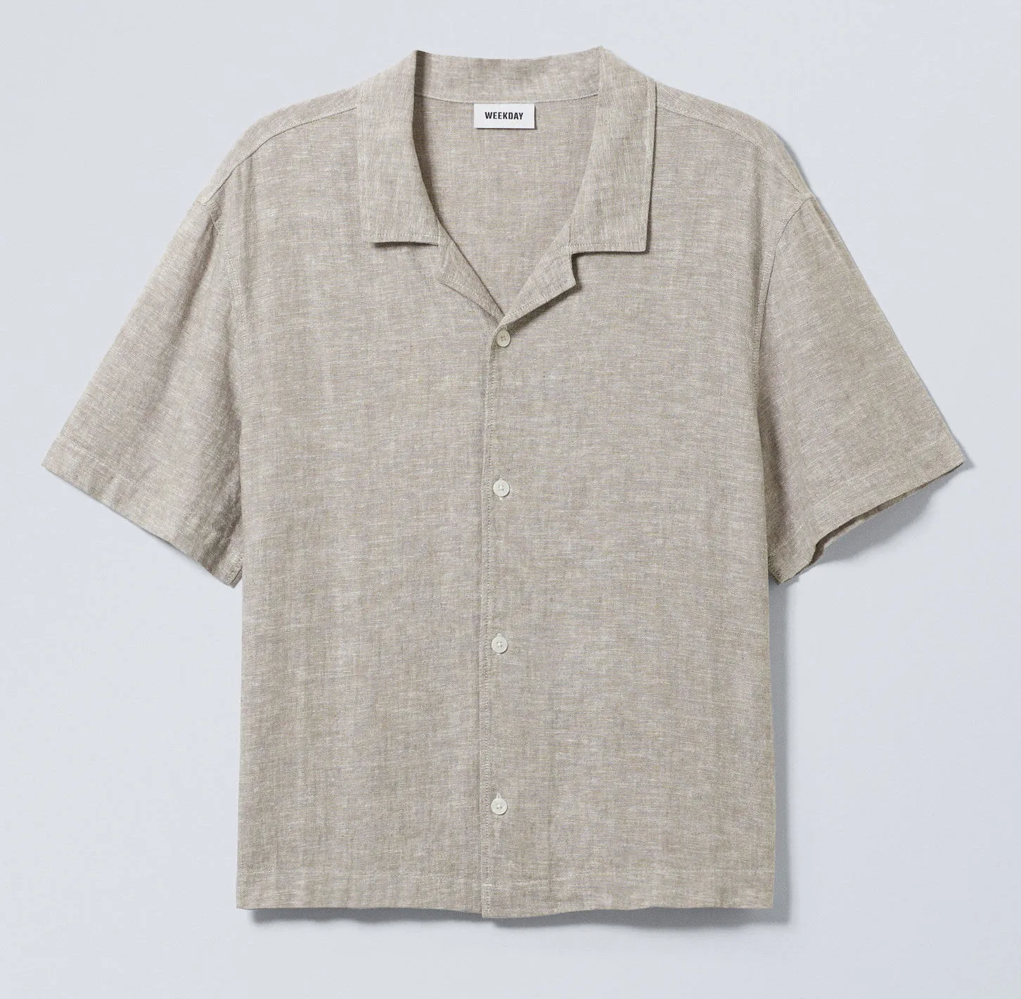 Weekday  |Plain Short Sleeves Shirts