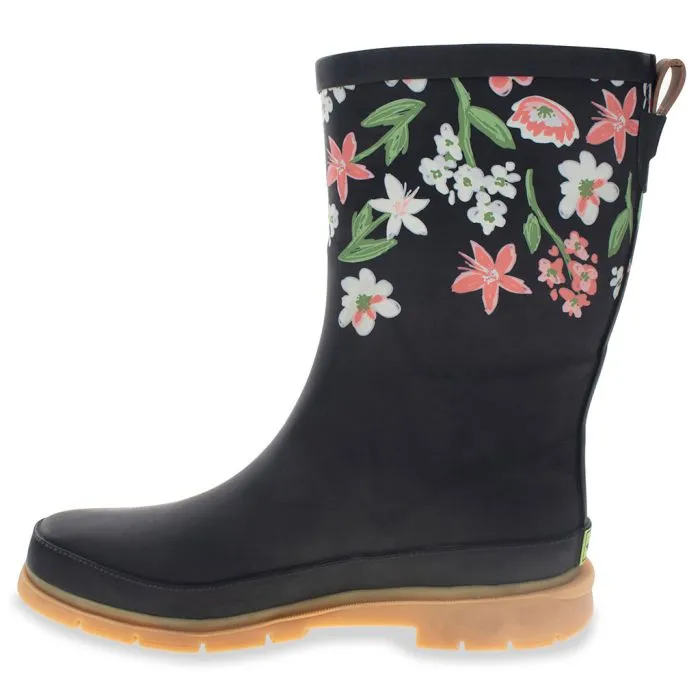 Western Chief Women's Brushed Petals Mid Rain Boot