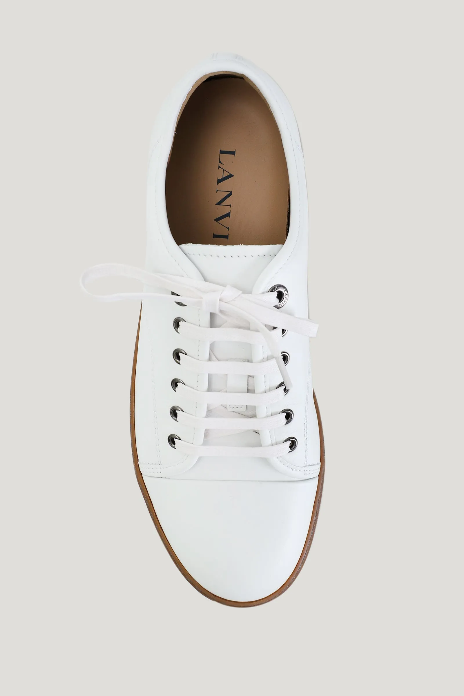 White Dbb1 Suede And Leather Sneakers