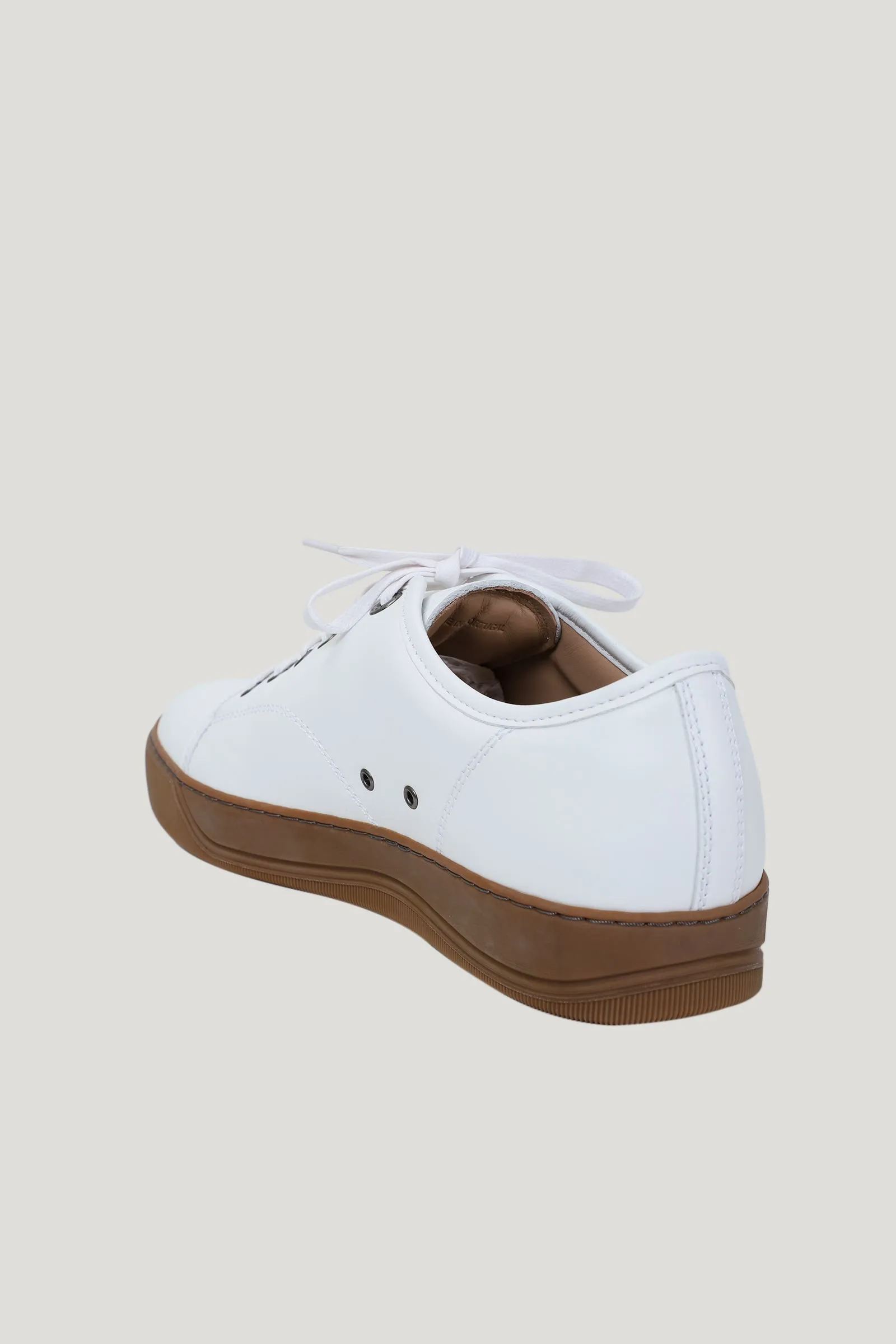 White Dbb1 Suede And Leather Sneakers