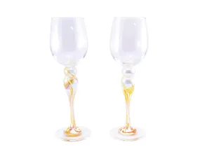 Wine Glasses (Gold)