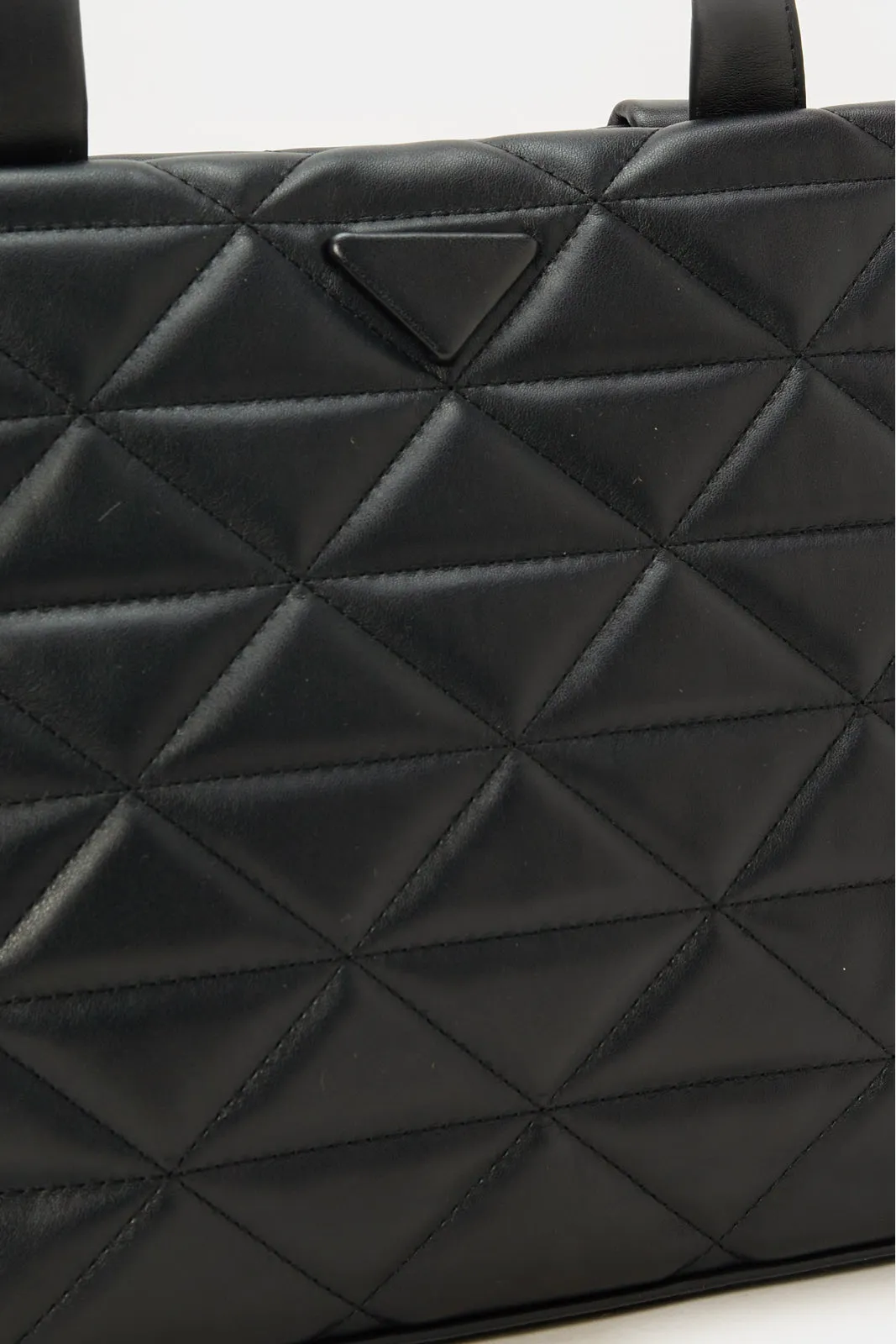 Women Black Textured Tote Bag