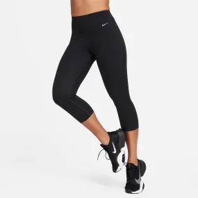 WOMEN'S UNIVERSA HIGH RISE CROPPED TIGHT - 010 BLACK/BLACK