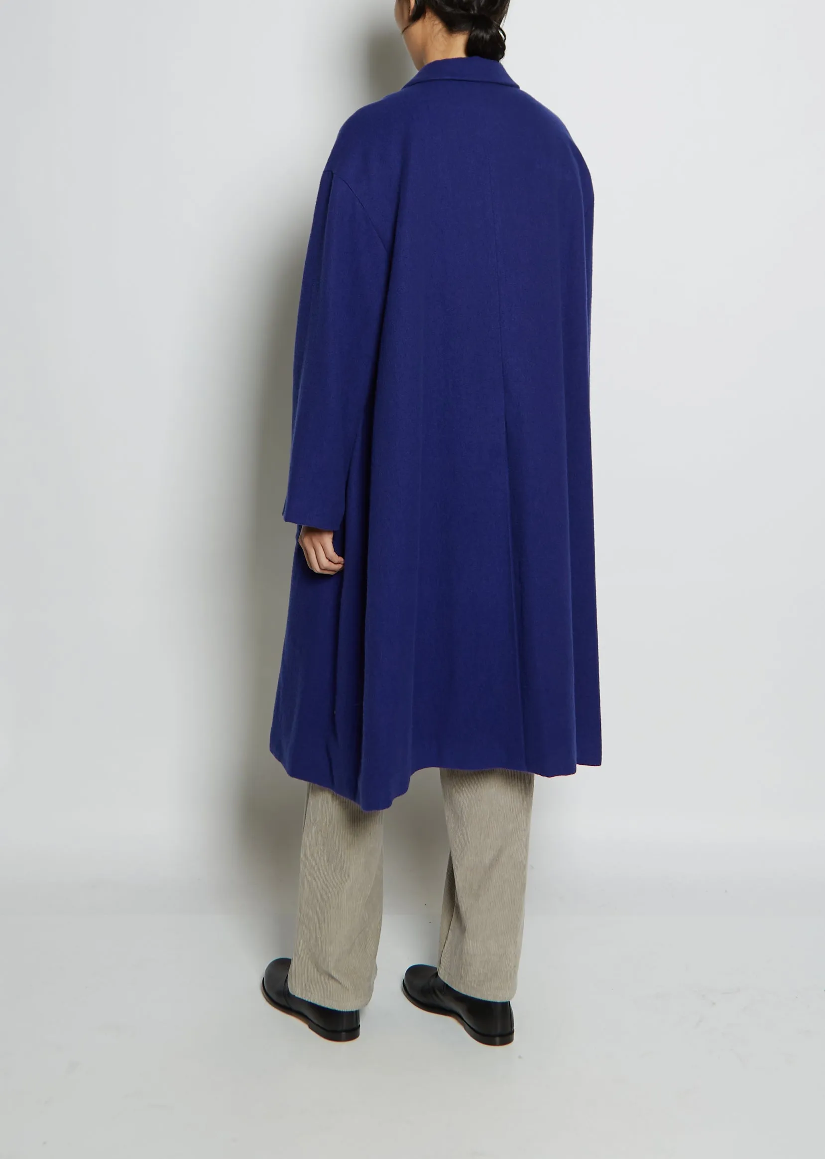 Wool Cashmere Pocket Overcoat