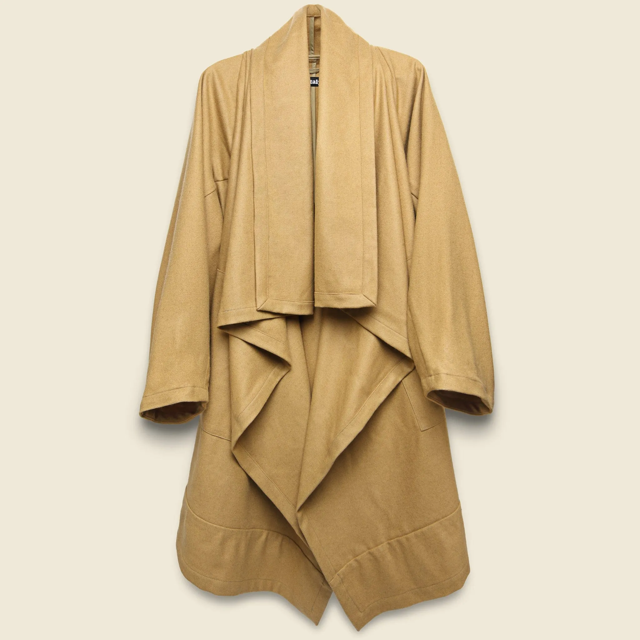 Wool/Flannel Type-8 Voguar Coat - Camel