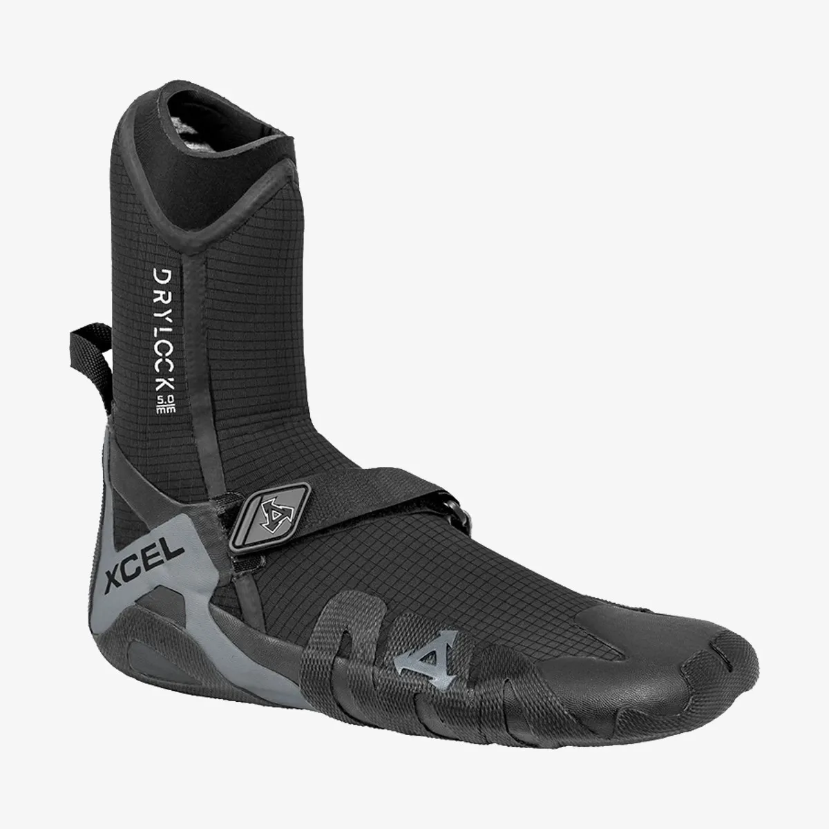 XCEL Drylock 5mm Round Toe Boot Black/Grey