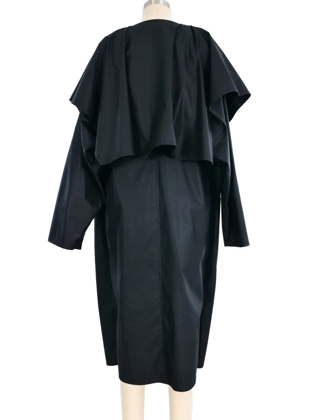 Yeohlee Draped Minimalist Maxi Coat