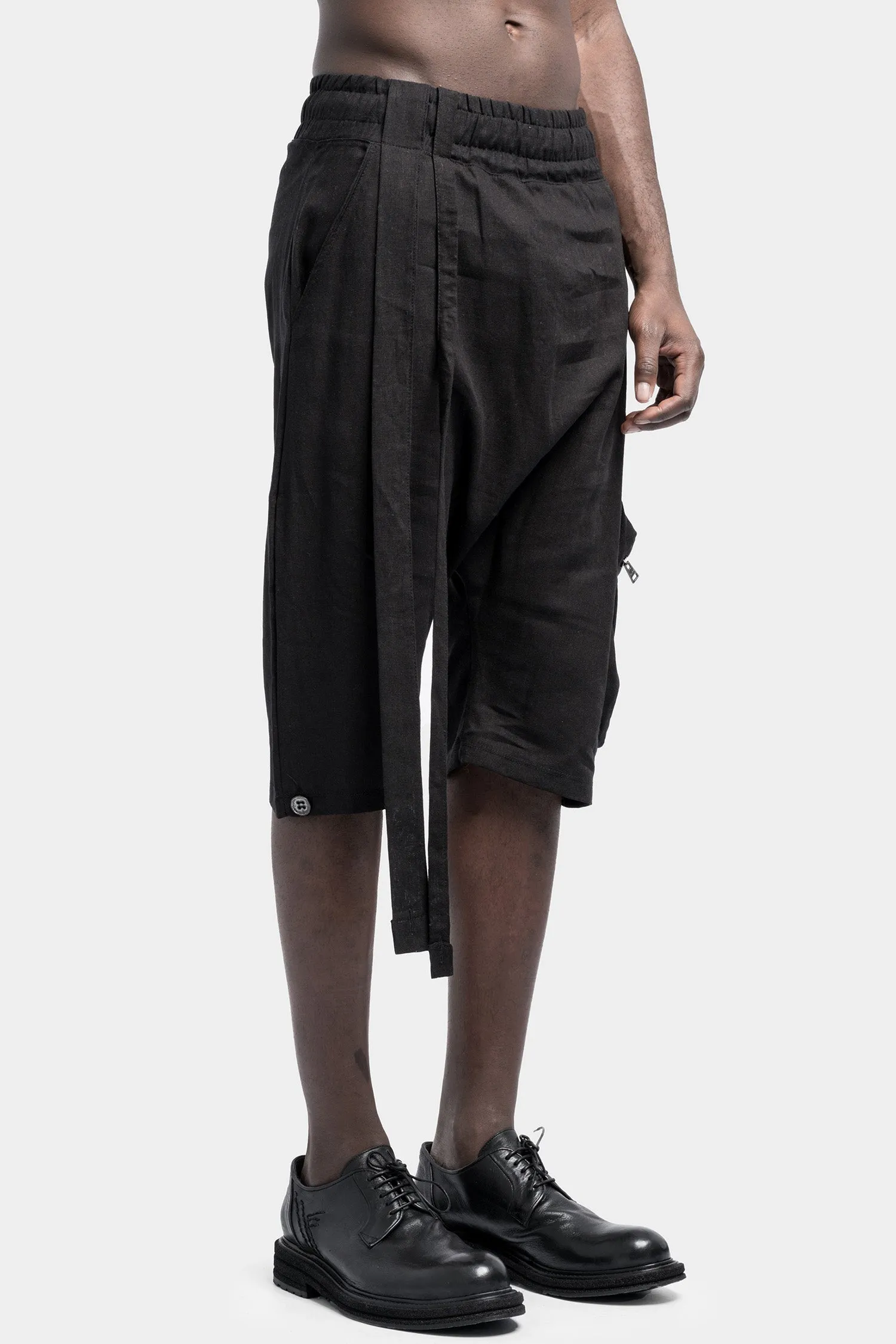 Zip pocket bermuda shorts